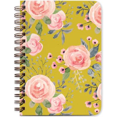 Planner senza data floreale verde / SKU465