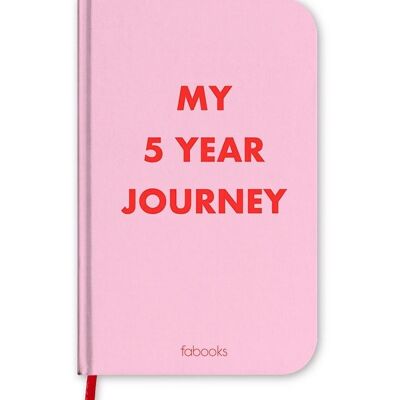 Il mio viaggio di 5 anni, una riga al giorno diario di 5 anni, diario e agenda senza data / SKU475