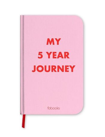 Mon voyage de 5 ans, une ligne par jour Journal de 5 ans, agenda non daté et planificateur / SKU475 1
