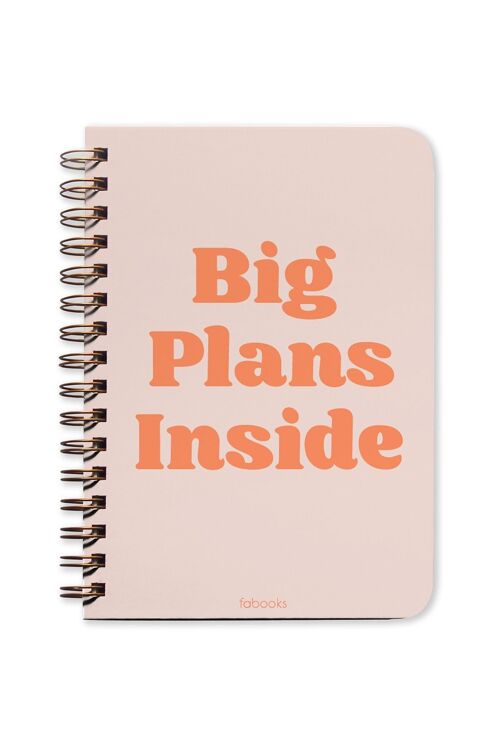 Big Plans Inside Undated Planner / SKU476