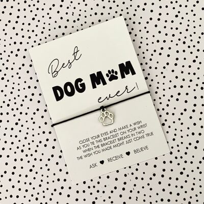 Dog Mom / Dog Mum Wish String