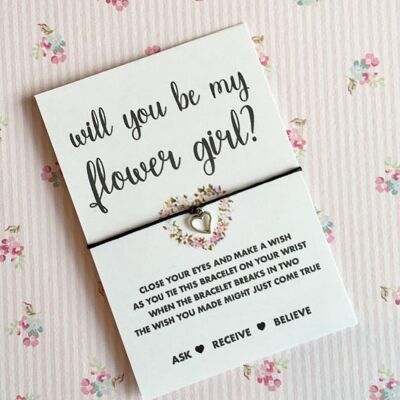 Will you be my Flower Girl Wish String