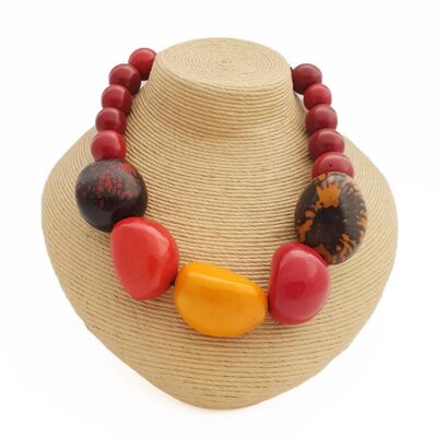 Maceio Necklace - Red