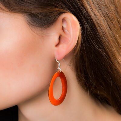 Loop Earring - Orange