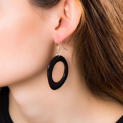 Loop Earring - Black