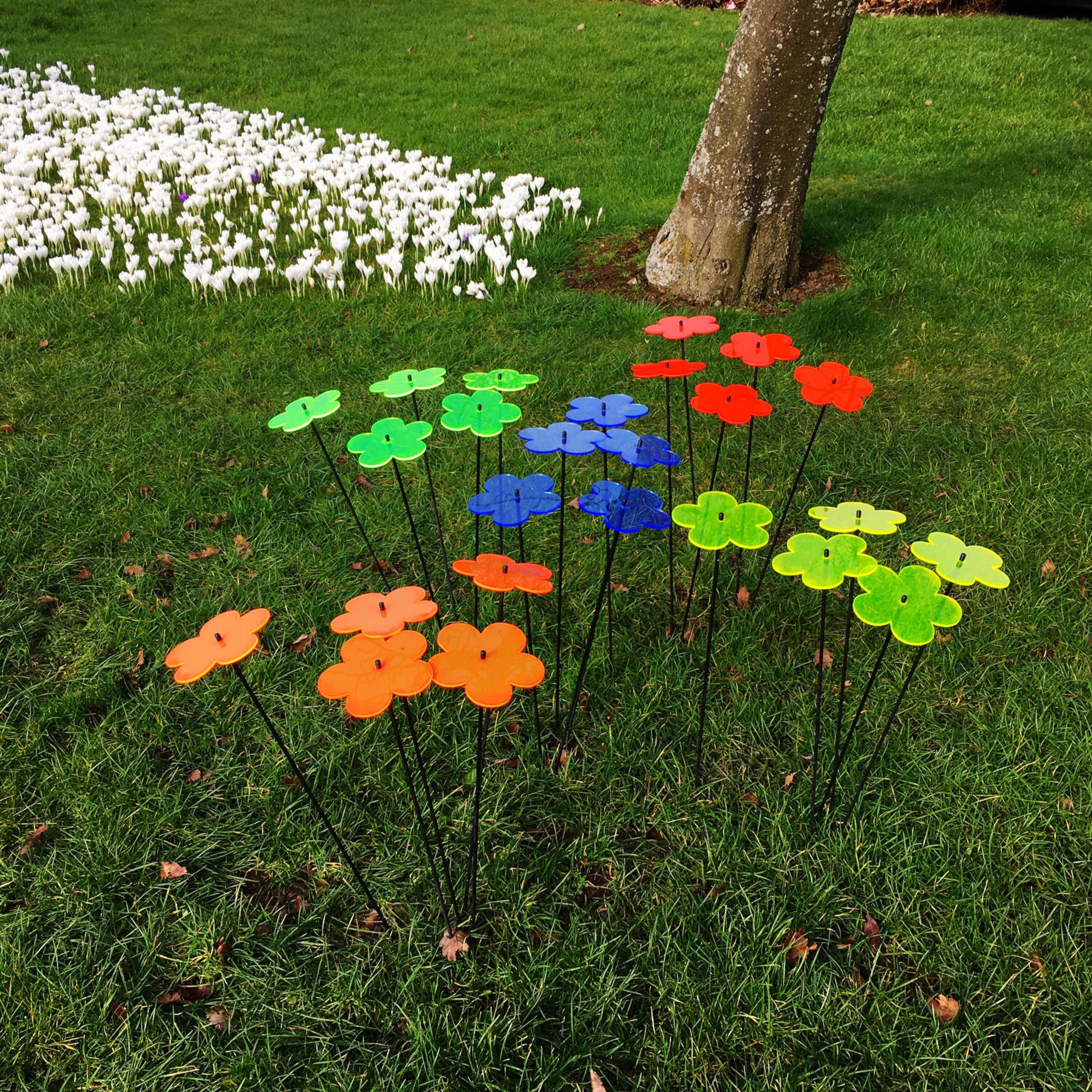 Set di 25 ornamenti da giardino grandi 'Blossoms' / 25S0415A