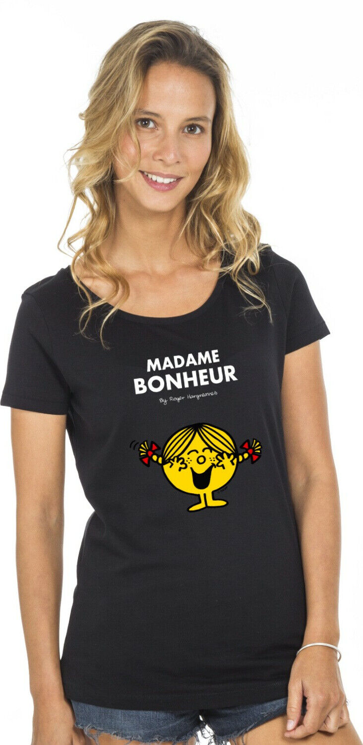 SCHWARZES TSHIRT Madame Bonheur