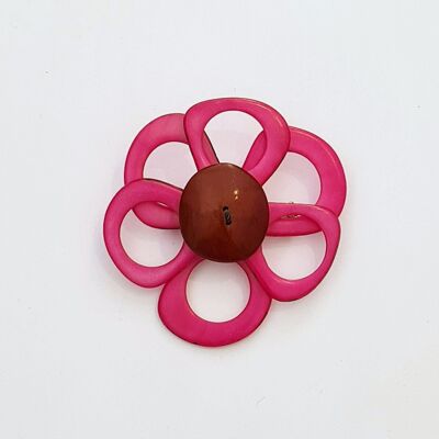 Flower Brooch - Pink