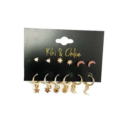 6pk Earrings