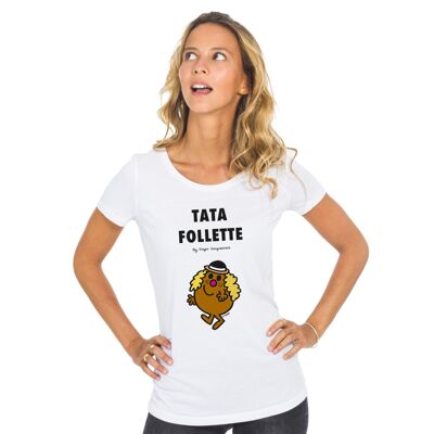 Tshirt blanc tata folette 2