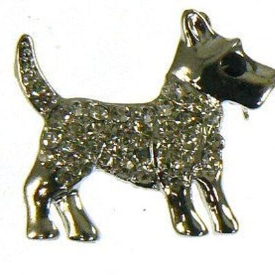 Yorkshire Terrier Dog Brooch