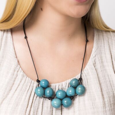 Bolota Adjustable Necklace - Light Blue
