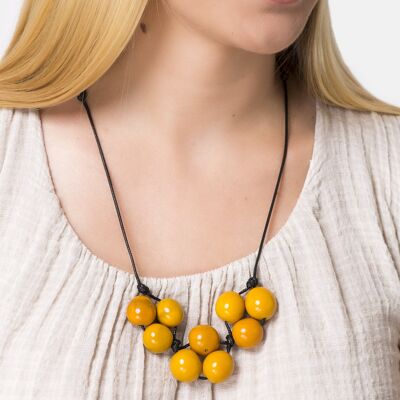 Bolota Adjustable Necklace - Yellow