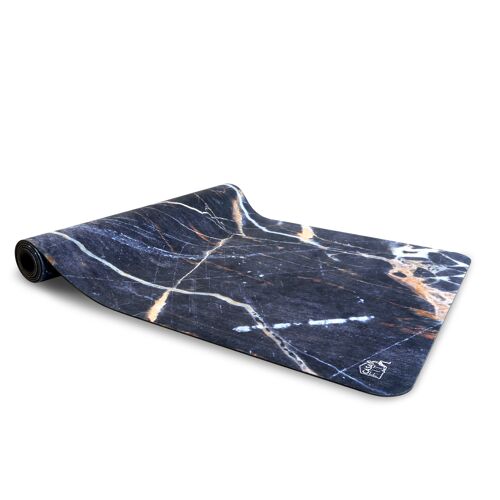 Fitness- & Yogamatte - dark marble