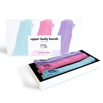 upper body bands (3er Set) - tricolor pastel