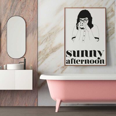 Affiche sunny afternoon - a4