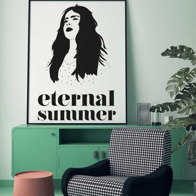 AFFICHE ETERNAL SUMMER - 50x70 cm