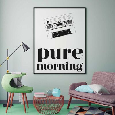 Affiche pure morning - a4