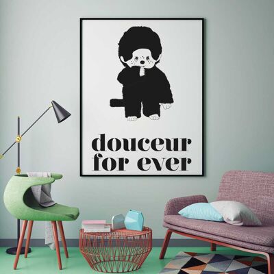 Affiche douceur for ever - a4