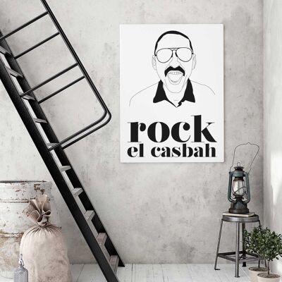 AFFICHE ROCK EL CASBAH - 50x70 cm