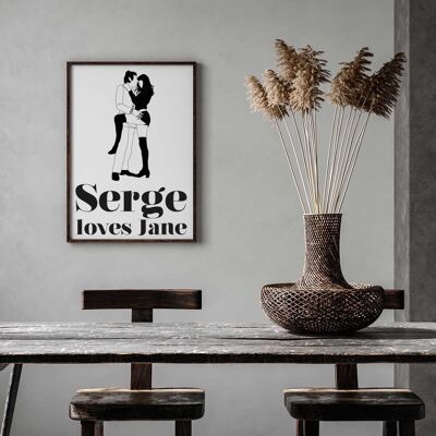 Affiche serge loves jane - a4