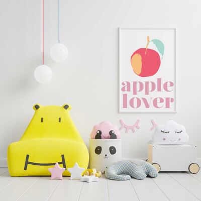 Affiche apple lover - a4