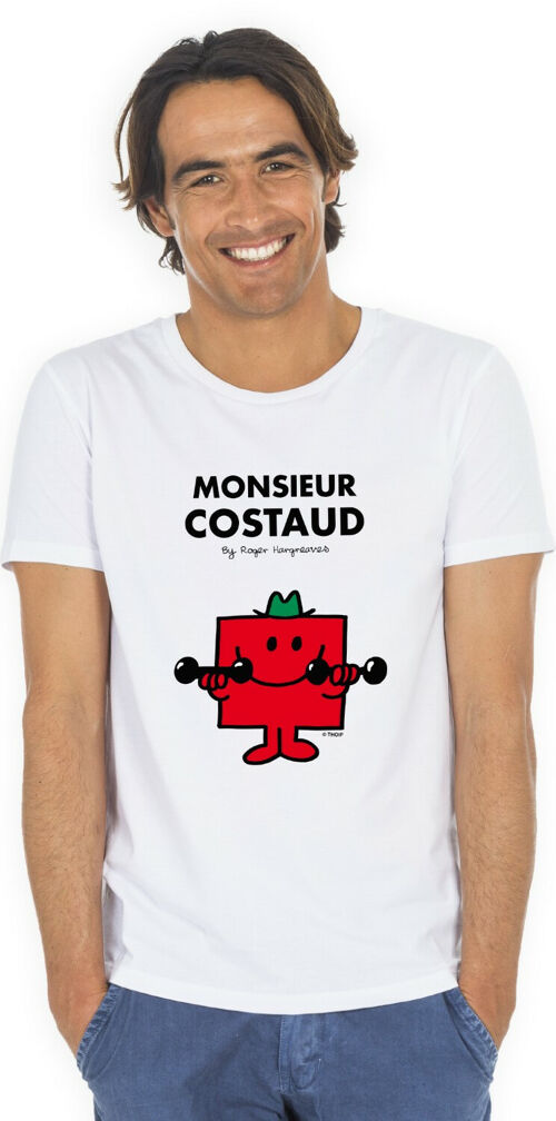 TSHIRT BLANC Monsieur Costaud