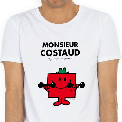 TSHIRT BLANC Monsieur Costaud