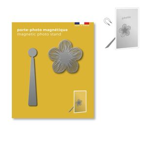 porte-photo magnétique en métal - fleur