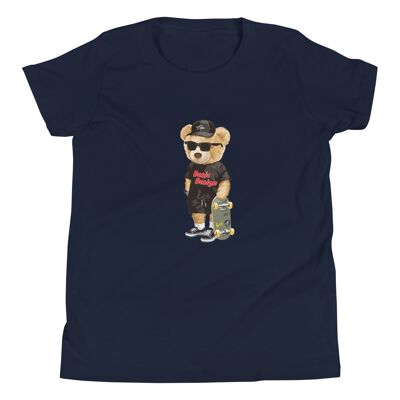 Skatebear kinder t-shirt - Navy