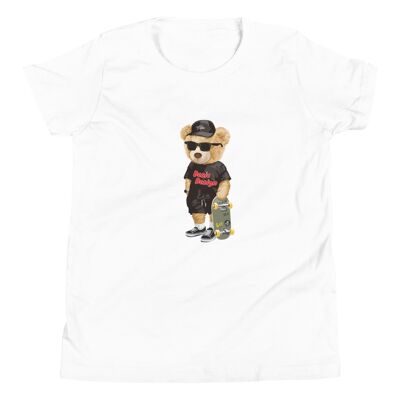 Skatebear kinder t-shirt - White