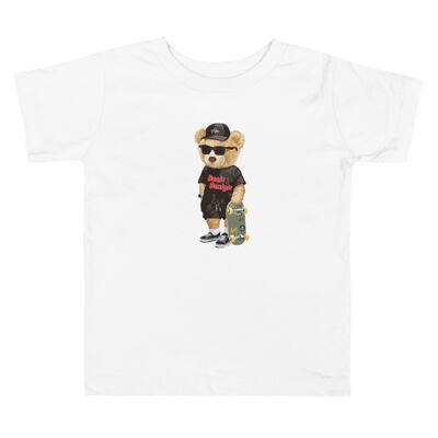 Skatebear peuter t-shirt - White