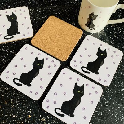 Coaster Cute Cat - Poppy