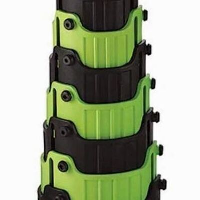Teleskopischer kompakter Klapphocker – Grün