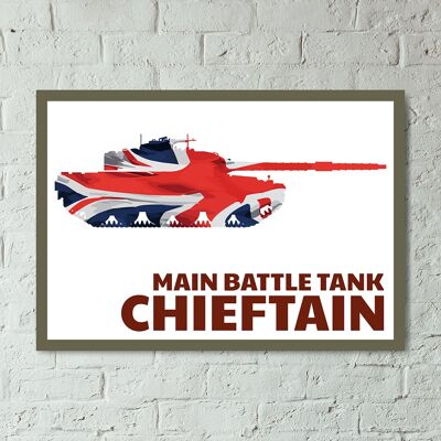 Chieftain Tank Poster