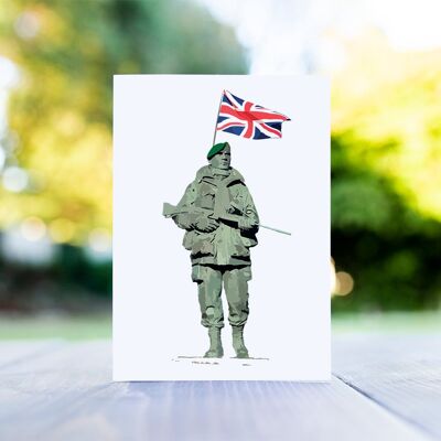 Royal Marine Greeting Card - Single