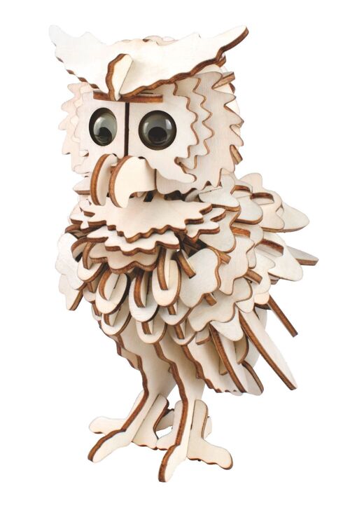 Wooden kit of an Owl