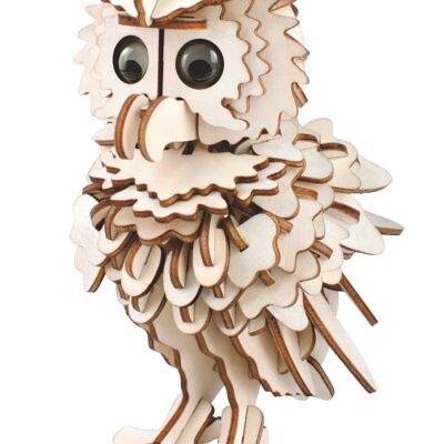 Wooden kit of an Owl