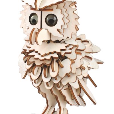 Wooden kit of an Owl