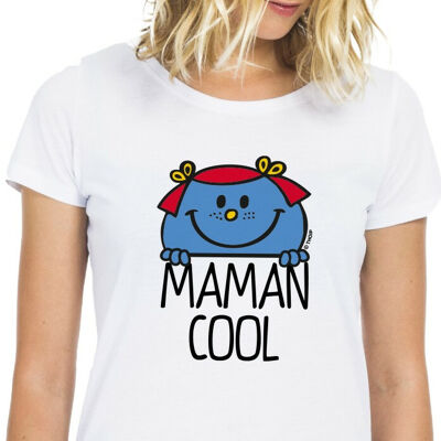 T-SHIRT BIANCA MAMMA COOL