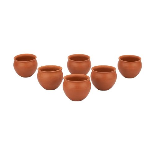 Earthen clay jully cup set (pack of 6) 150ml