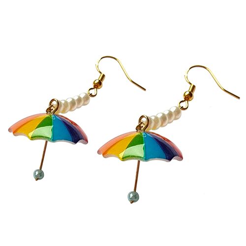Rainy Day Umbrella Earrings