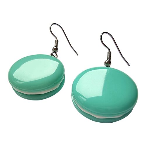 Colourful Macaron Earrings - Blue