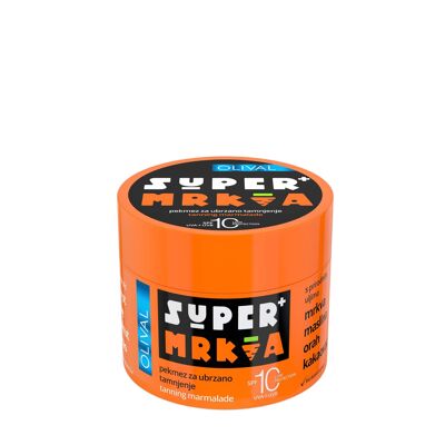 SUPER carrot balm for accelerated tanning with SPF 10