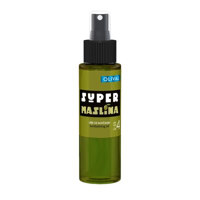 Super sun oil with olive oil SPF 4