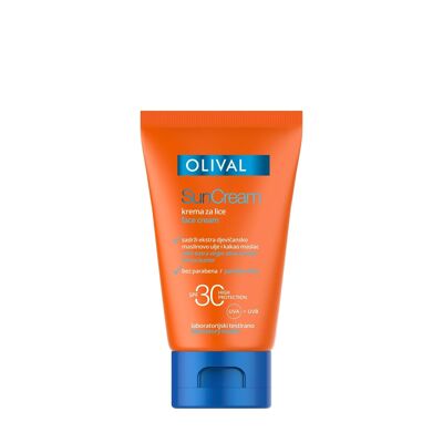 Crema protectora solar facial SPF 30