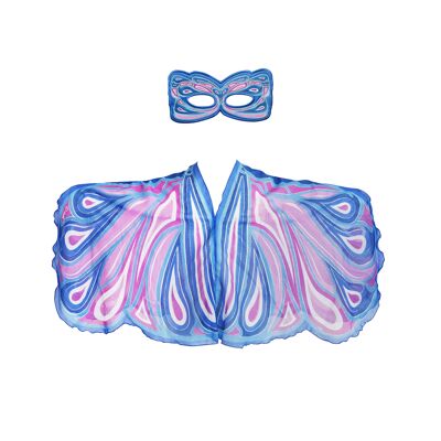 Blue fortune fairy poncho + mask