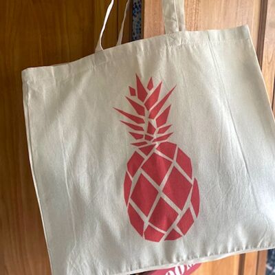 Cabas en coton "ANANAS"
