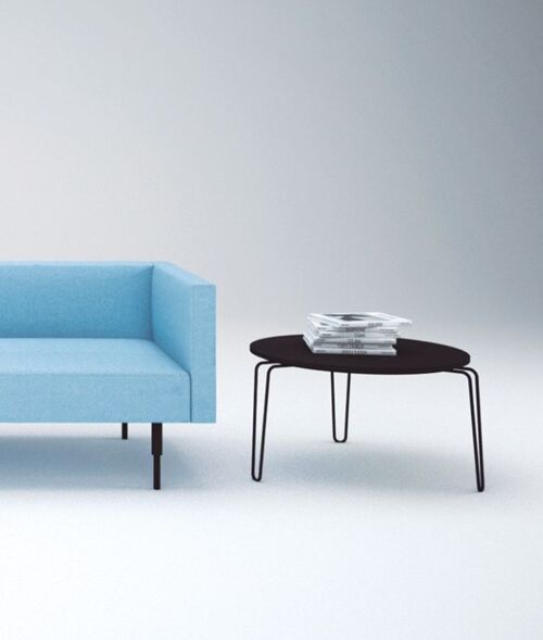 Table basse / gigogne PROUVE 70 | design Sergio BALLESTEROS Noir/Noir