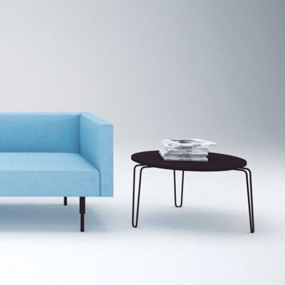 Coffee / nesting table PROUVE 70 | design Sergio BALLESTEROS Black/Black